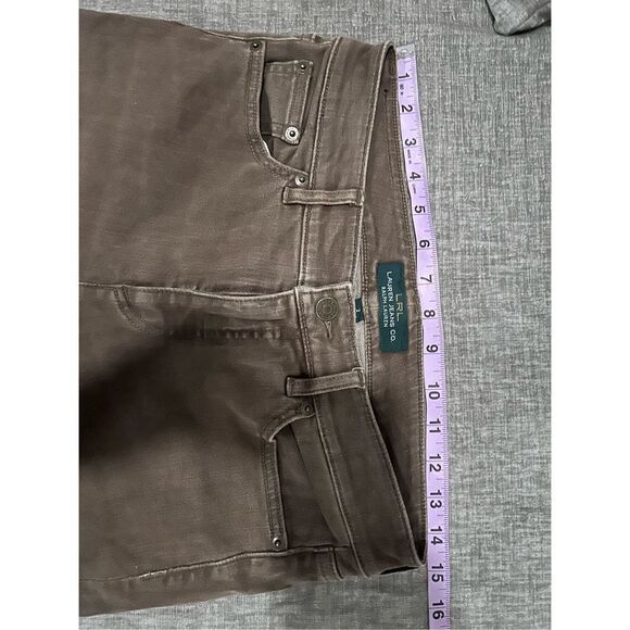 Lauren Ralph Lauren Jean Co LRL Brown Tan Heritage Jean Size 2 - Picture 10 of 10
